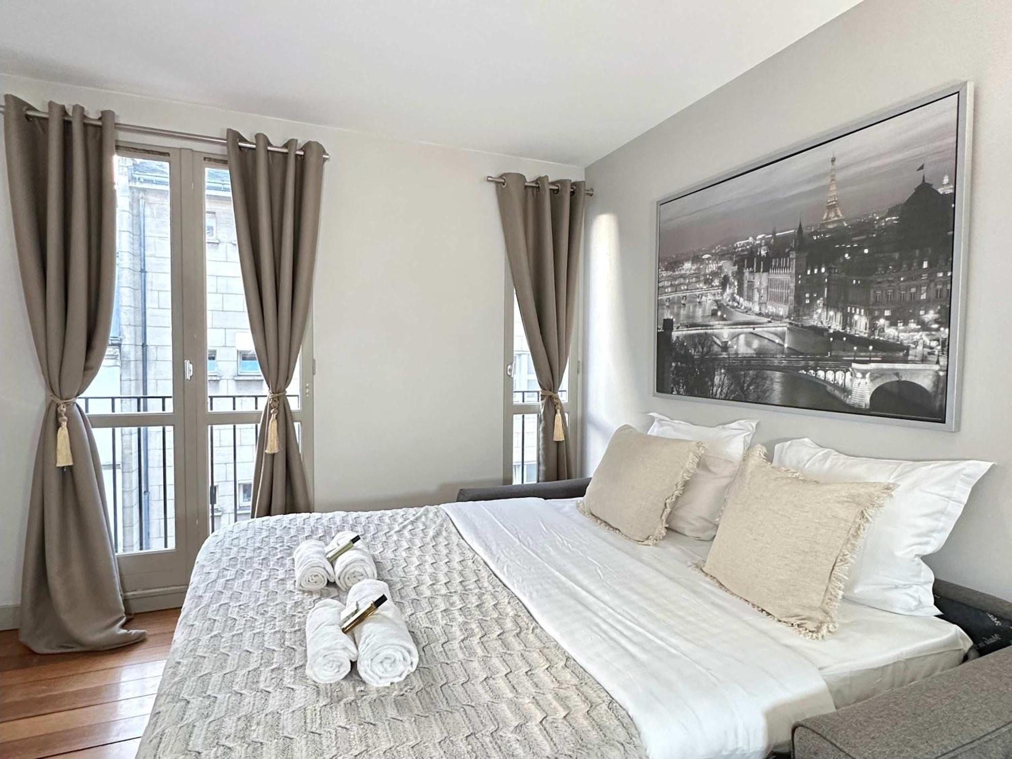Beautiful Calm Studio In Le Marais Paryż Zewnętrze zdjęcie